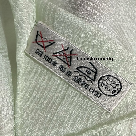 Christian Dior Mint Green Scarf - Picture 10 of 14